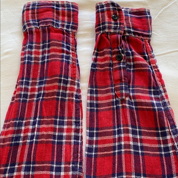 Ralph Lauren RL Utility linen cotton blend plaid shirt button front tunic hem M - Picture 8 of 12